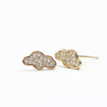 Cloud Pave Stone Stud Earrings - Adult & Kids T-Shirts, Sweatshirts & Hoodies apparel design preview 1