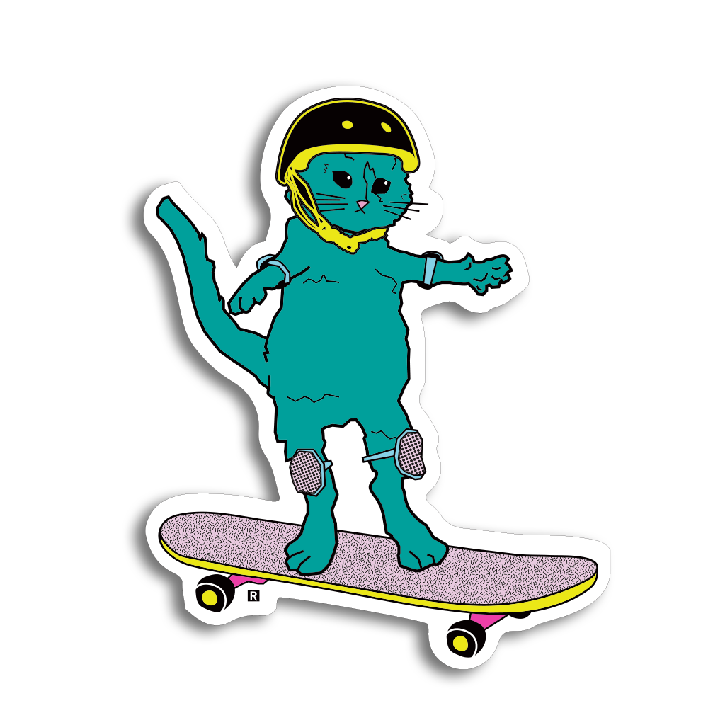 Skateboard Gary Die-Cut Sticker - Adult & Kids T-Shirts, Sweatshirts & Hoodies apparel design preview 1