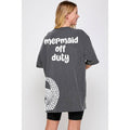 Mermaid Off Duty Graphic Oversized - Adult & Kids T-Shirts, Sweatshirts & Hoodies apparel design preview 1