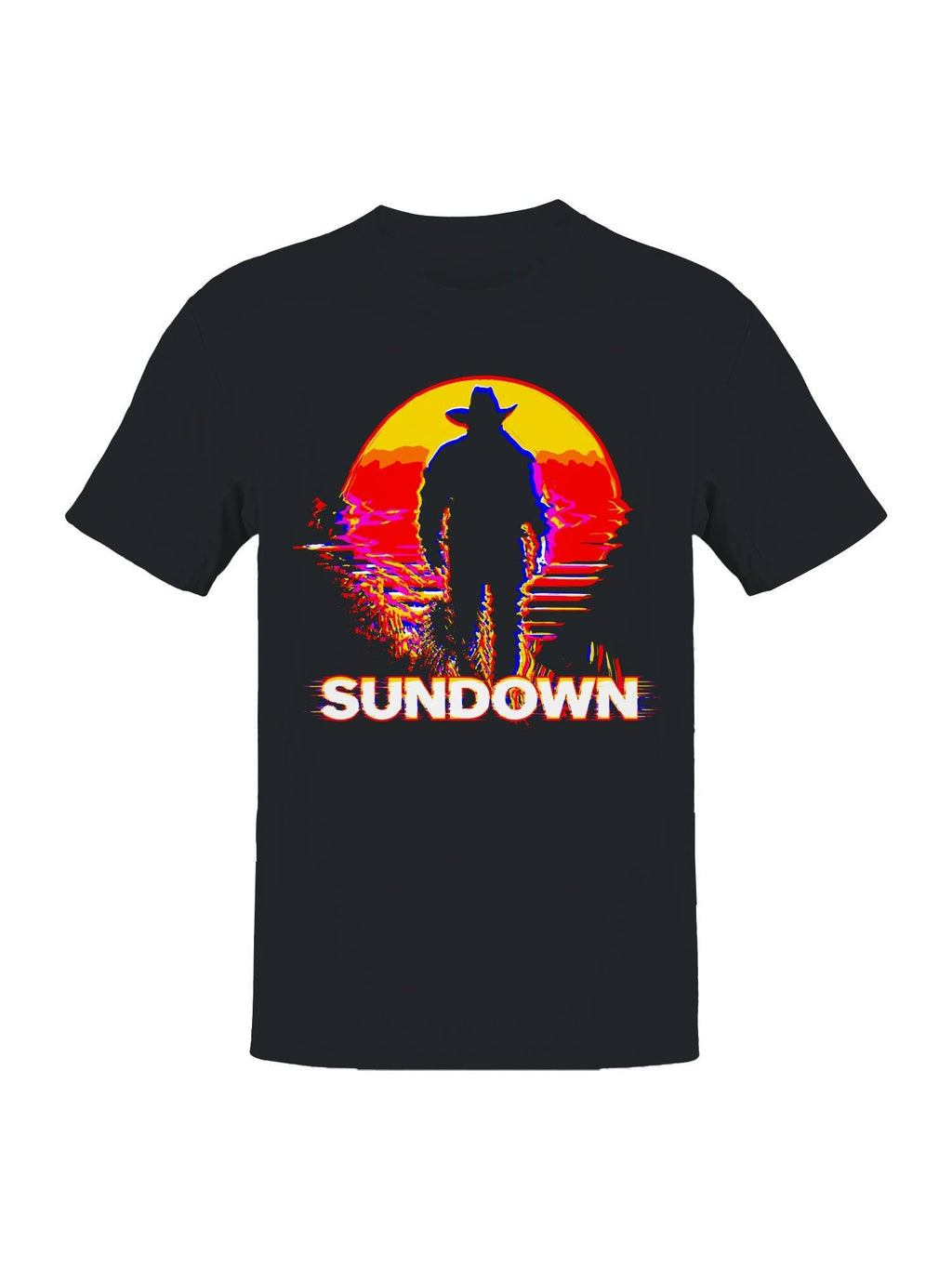 Bold Western Sundown Graphic Men's - Adult & Kids T-Shirts, Sweatshirts & Hoodies apparel design preview 1