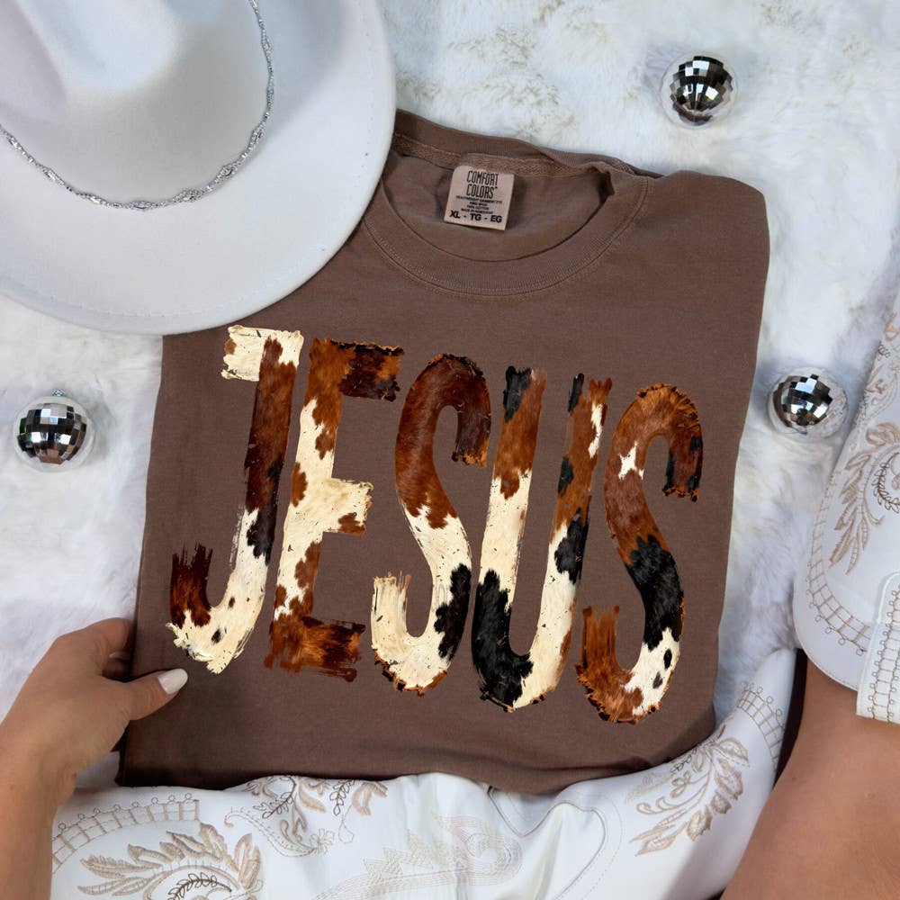 Jesus Cowhide - Adult & Kids T-Shirts, Sweatshirts & Hoodies apparel design preview 1