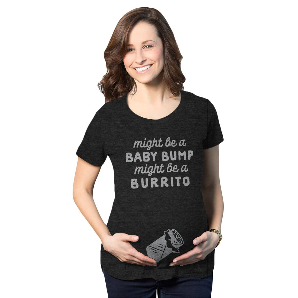 Might Be A Bump Burrito Maternity - Adult & Kids T-Shirts, Sweatshirts & Hoodies apparel design preview 1