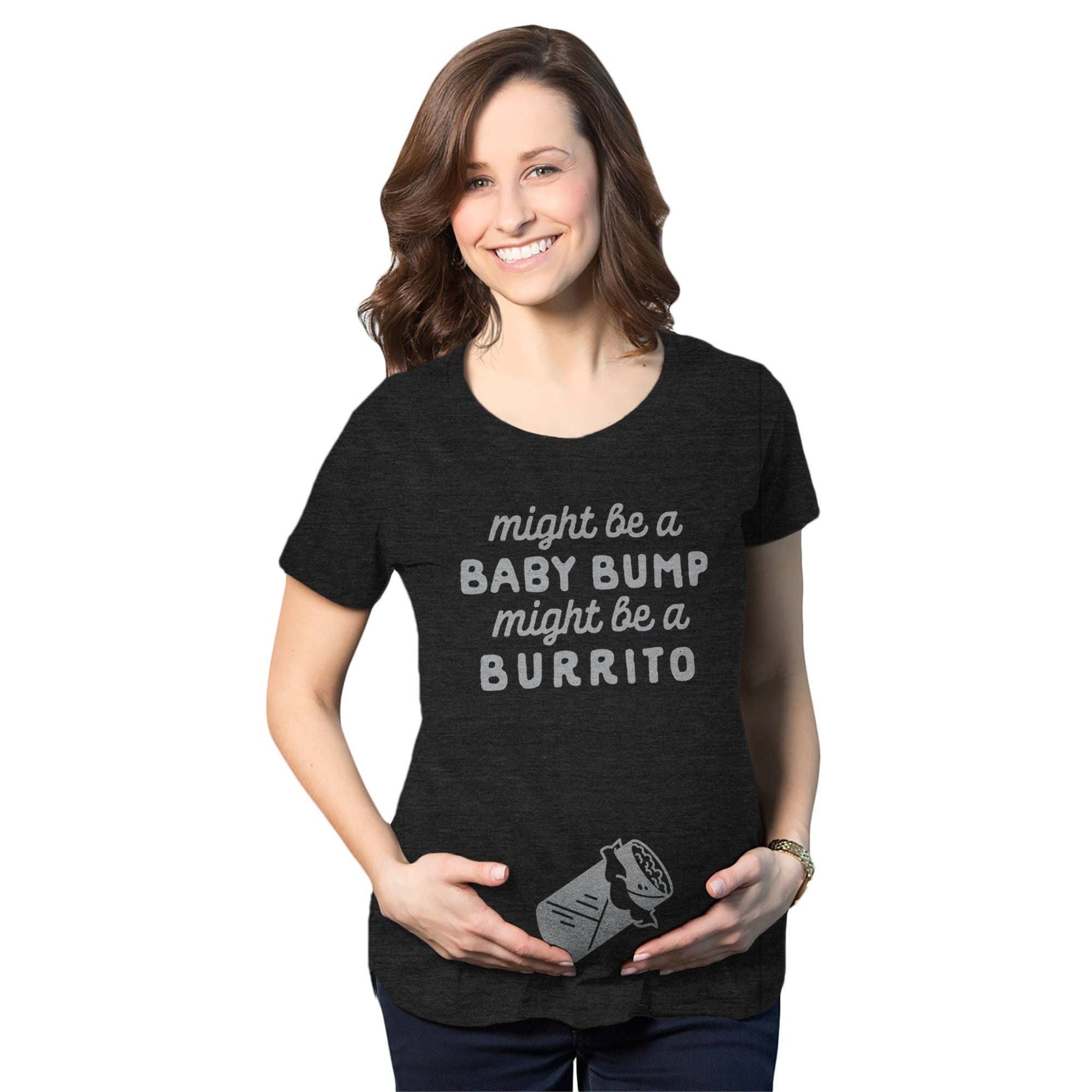 Might Be A Bump Burrito Maternity - Adult & Kids T-Shirts, Sweatshirts & Hoodies apparel design preview 1