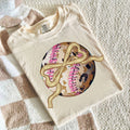 Painted Baseball Bow - Adult & Kids T-Shirts, Sweatshirts & Hoodies apparel design preview 1