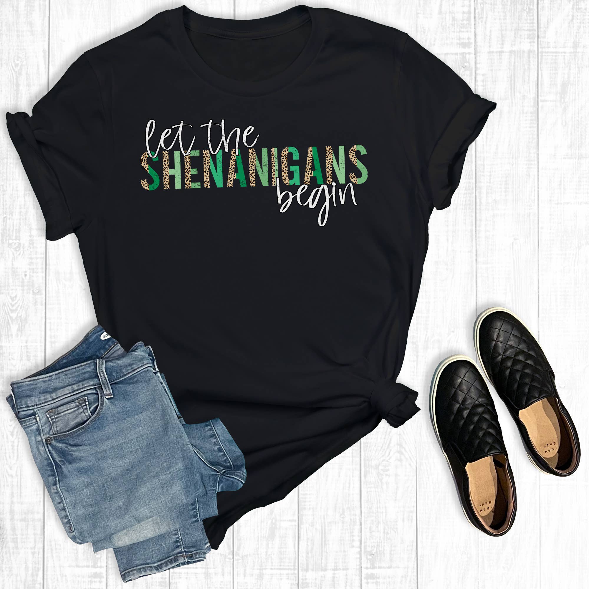 Let the Shenanigans Begin - Adult & Kids T-Shirts, Sweatshirts & Hoodies apparel design preview 1