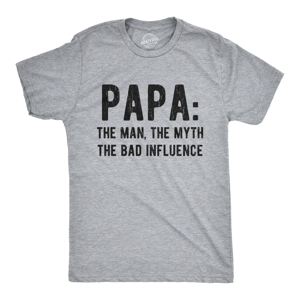 Papa the Man Myth Legend Men's - Adult & Kids T-Shirts, Sweatshirts & Hoodies apparel design preview 1