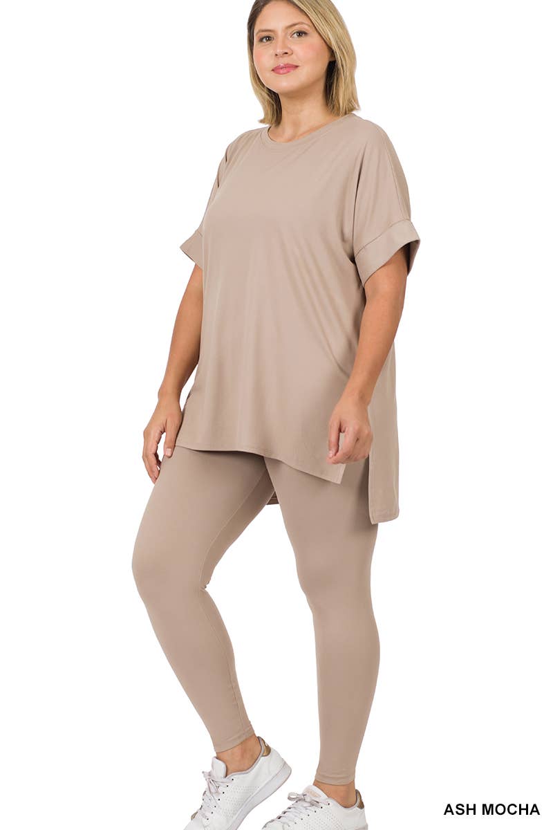 Plus Size Microfiber Loungewear Set - Adult & Kids T-Shirts, Sweatshirts & Hoodies apparel design preview 1