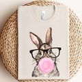 Funny Easter Bunny W Glasses Graphic - Adult & Kids T-Shirts, Sweatshirts & Hoodies apparel design preview 1