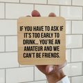 You're An Amateur If You Have To Ask Magnet/Drink - Adult & Kids T-Shirts, Sweatshirts & Hoodies apparel design preview 1