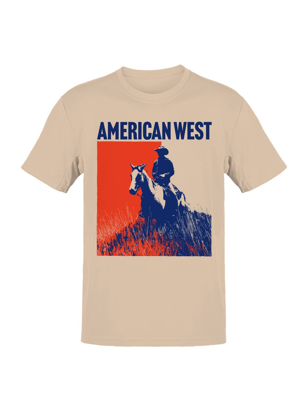 American West Cowboy Silhouette Men's - Adult & Kids T-Shirts, Sweatshirts & Hoodies apparel design preview 1