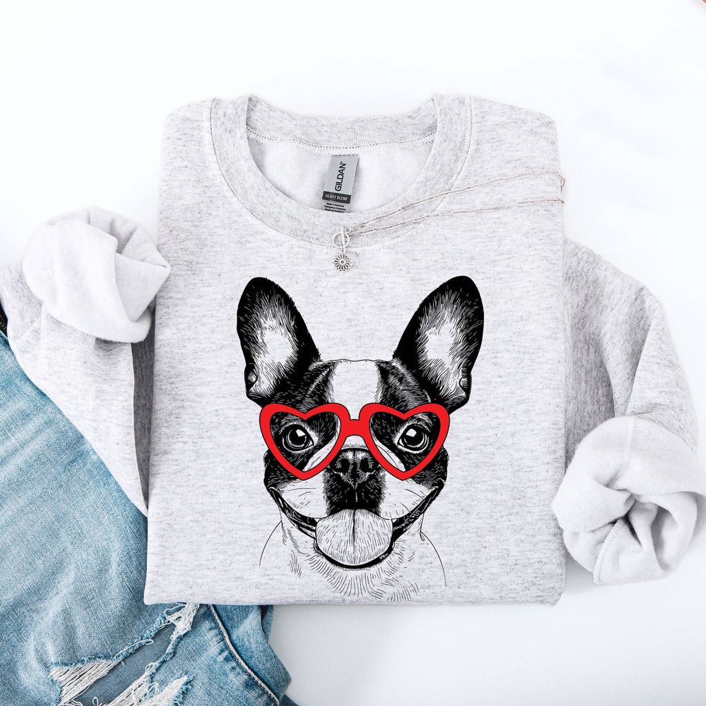 Boston Terrier, Pet, Dog Breed, Valentine's - Adult & Kids T-Shirts, Sweatshirts & Hoodies apparel design preview 1