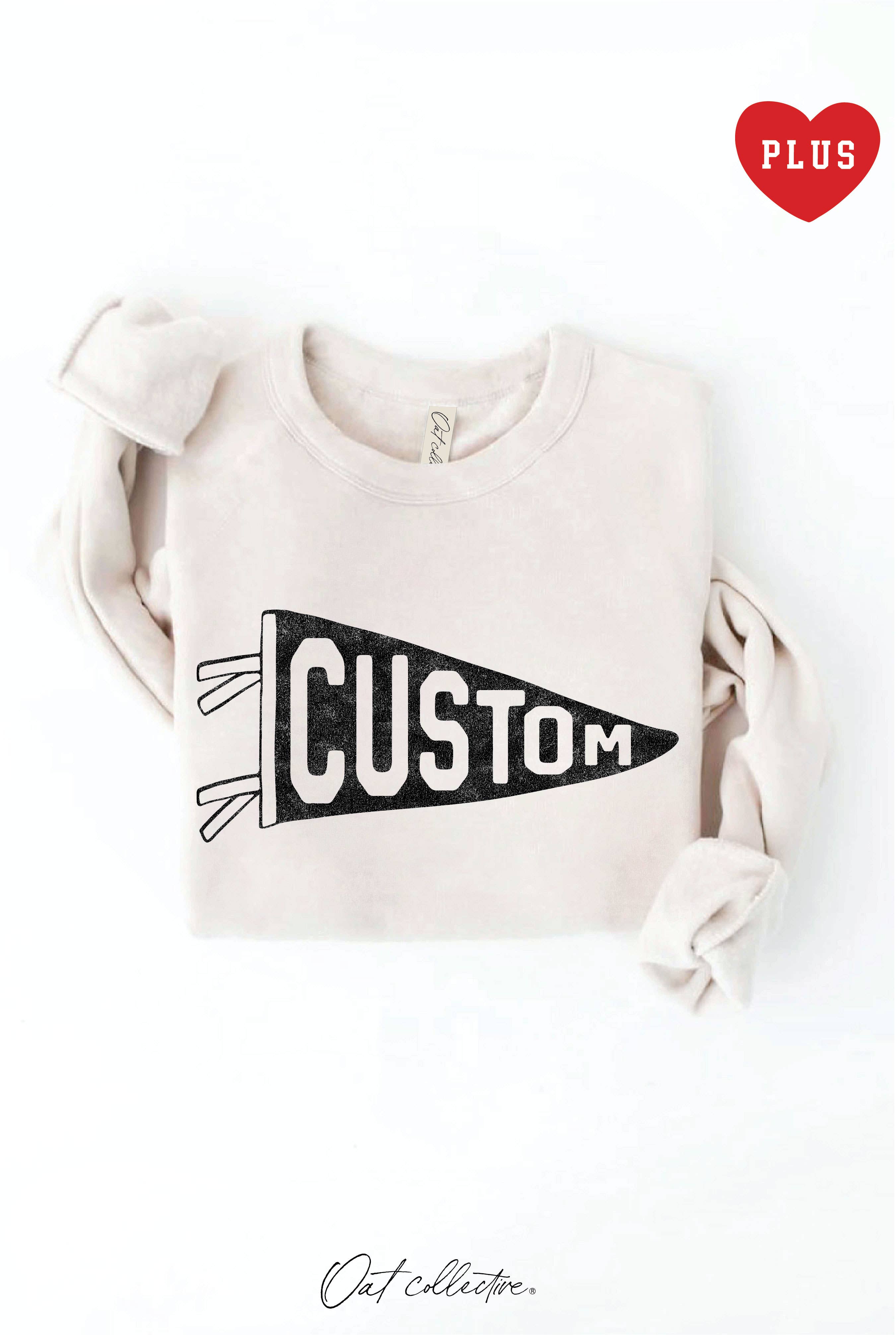 Custom Pennant Plus Graphic - Adult & Kids T-Shirts, Sweatshirts & Hoodies apparel design preview 1