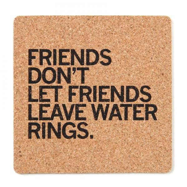 Water Rings Cork Coaster - Adult & Kids T-Shirts, Sweatshirts & Hoodies apparel design preview 1