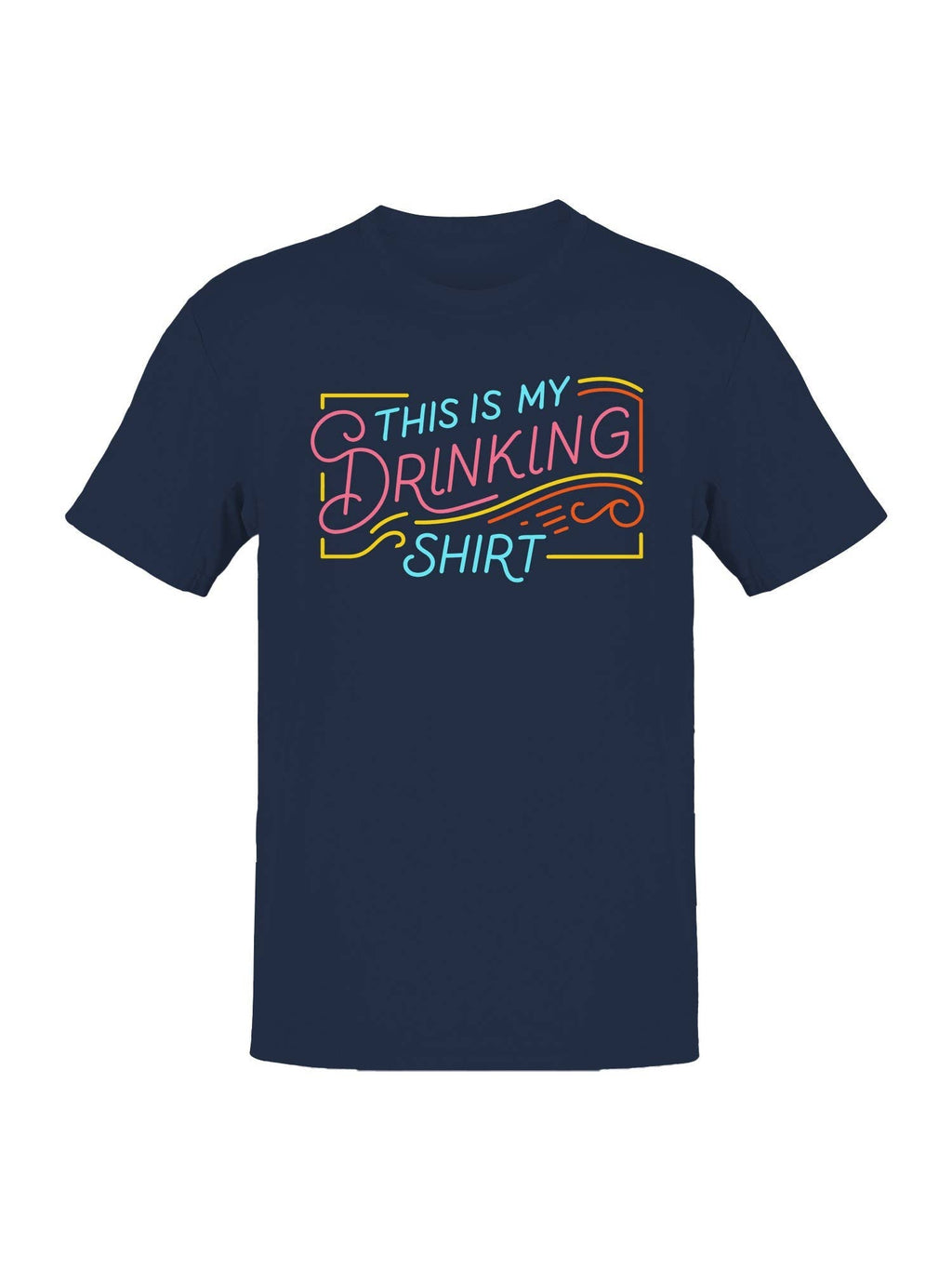 Neon Style Drinking Design Men's - Adult & Kids T-Shirts, Sweatshirts & Hoodies apparel design preview 1