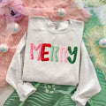 Faux Latch Hook Merry - Adult & Kids T-Shirts, Sweatshirts & Hoodies apparel design preview 1