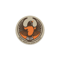 Rebel American Robin Alliance Circle Sticker - Adult & Kids T-Shirts, Sweatshirts & Hoodies apparel design preview 1