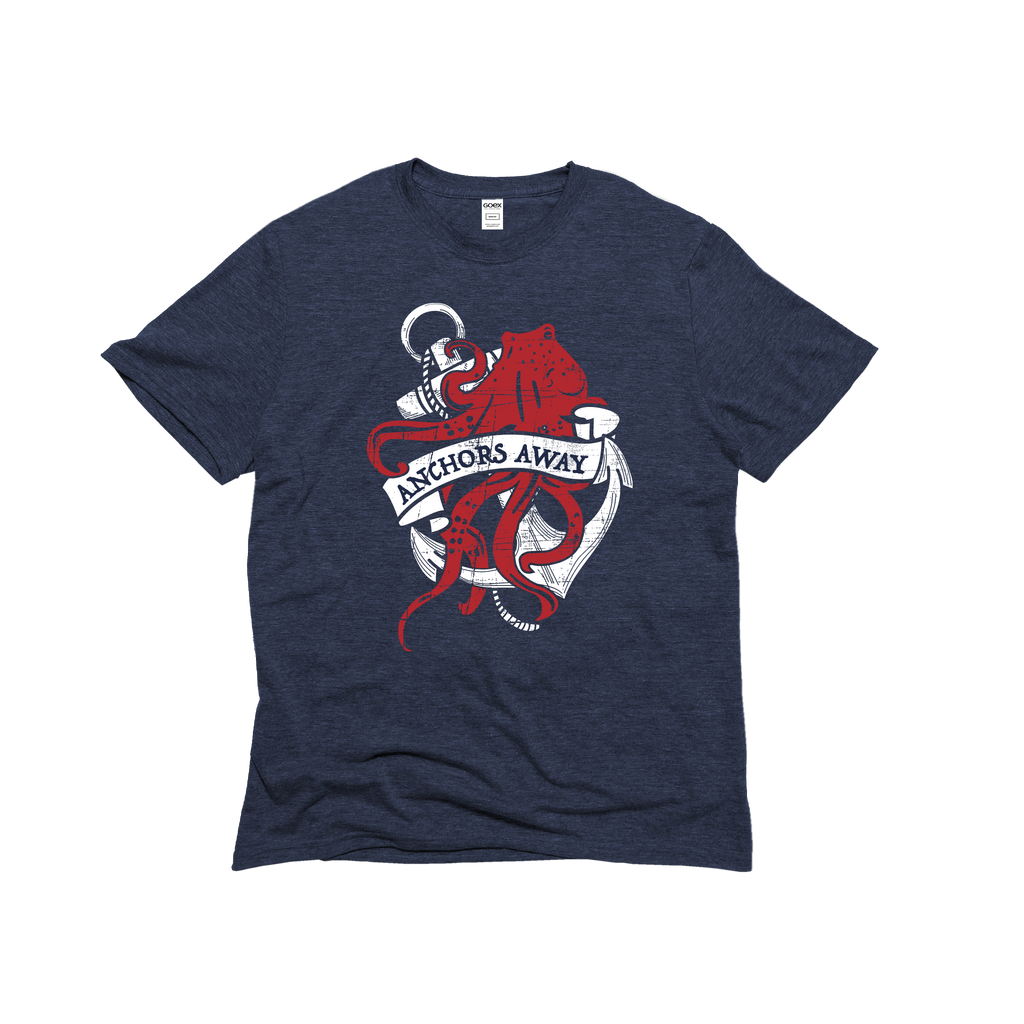 Anchor Octopus Graphic Unisex- 12pk - Adult & Kids T-Shirts, Sweatshirts & Hoodies apparel design preview 1