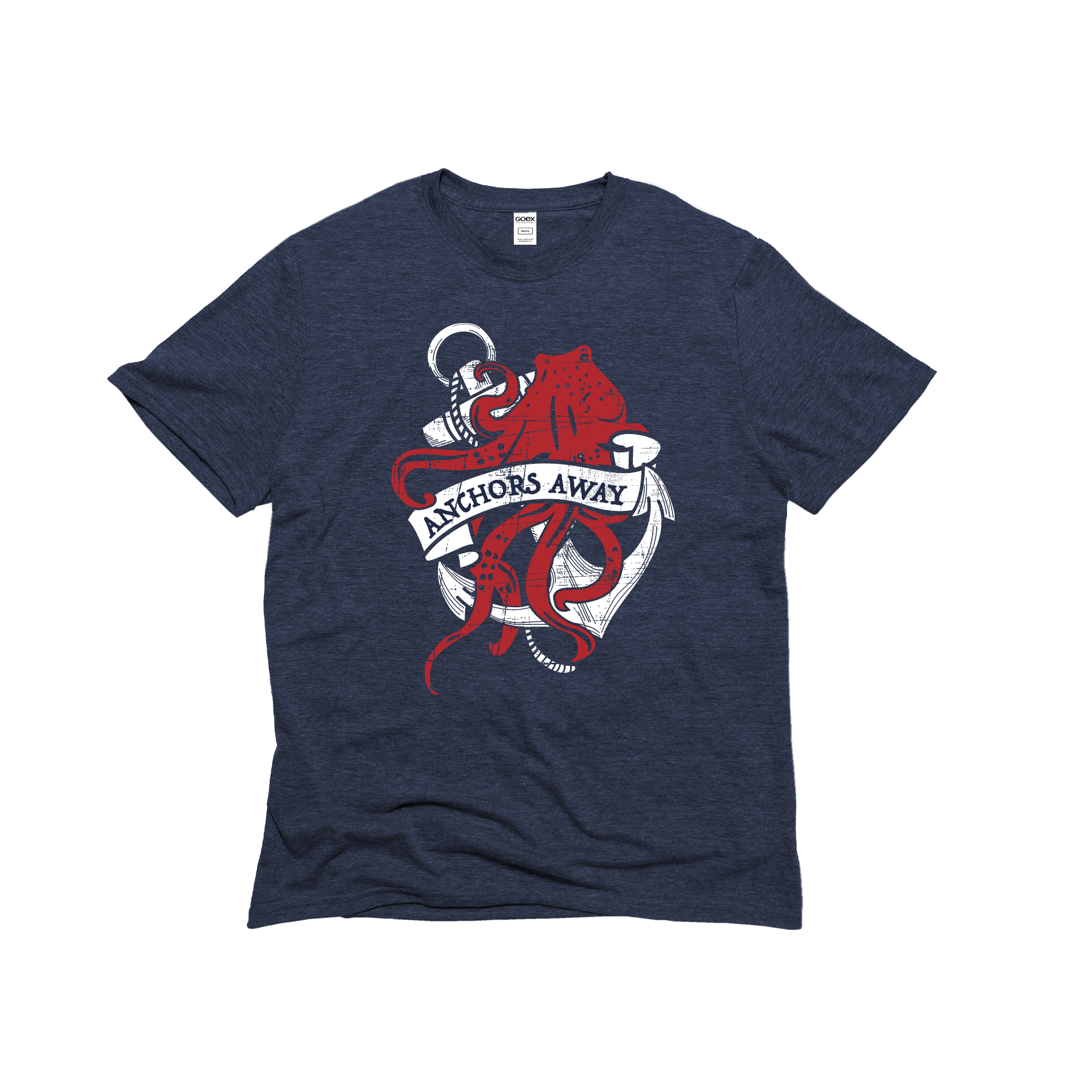 Anchor Octopus Graphic Unisex- 12pk - Adult & Kids T-Shirts, Sweatshirts & Hoodies apparel design preview 1
