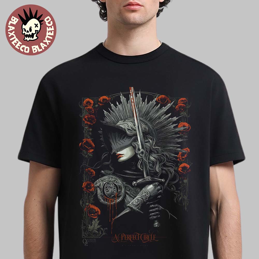 A Perfect Circle London UK 2026 Night 2 Gig Poster At - Adult & Kids T-Shirts, Sweatshirts & Hoodies apparel design preview 1