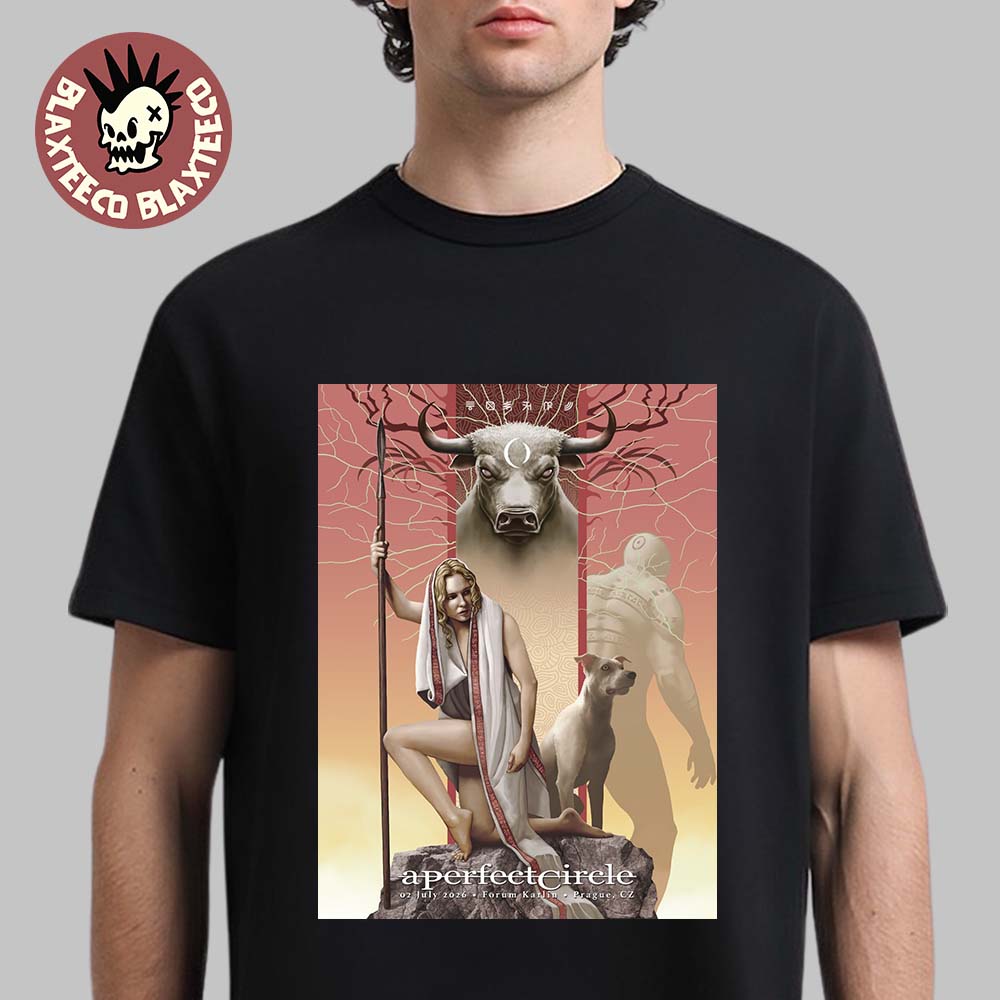 A Perfect Circle Prague Czechia 2026 Tonight Poster - Adult & Kids T-Shirts, Sweatshirts & Hoodies apparel design preview 1