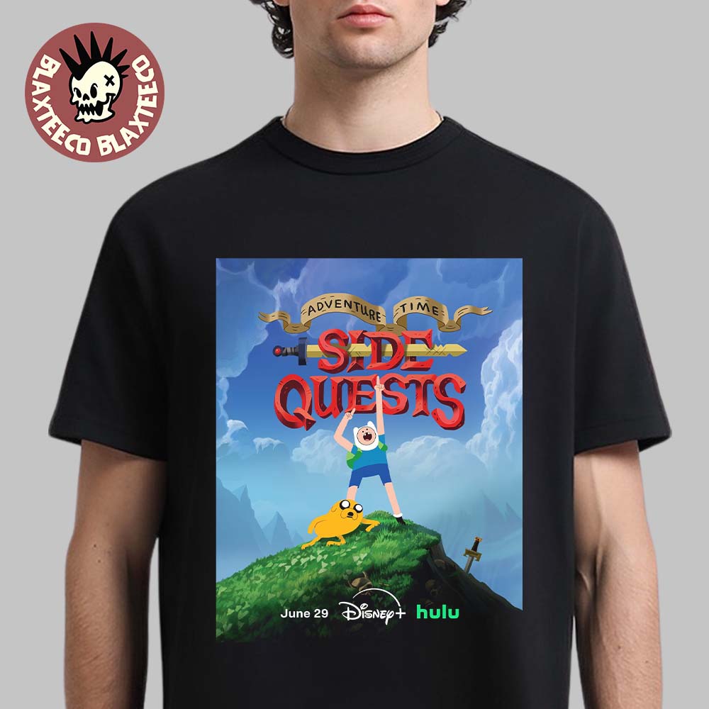Adventure Time Side Quests Series Poster - Adult & Kids T-Shirts, Sweatshirts & Hoodies apparel design preview 1