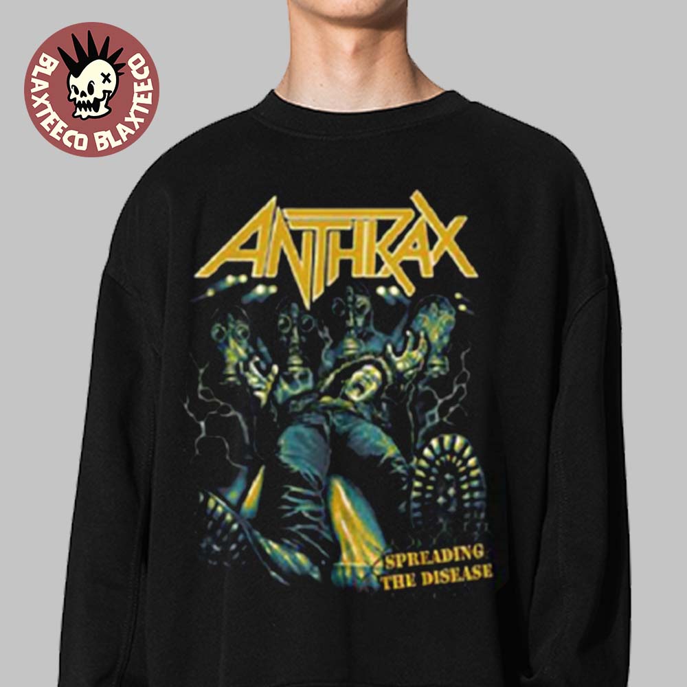 Anthrax Japan 2026 Tour Merch Electric Fence - Adult & Kids T-Shirts, Sweatshirts & Hoodies apparel design preview 1