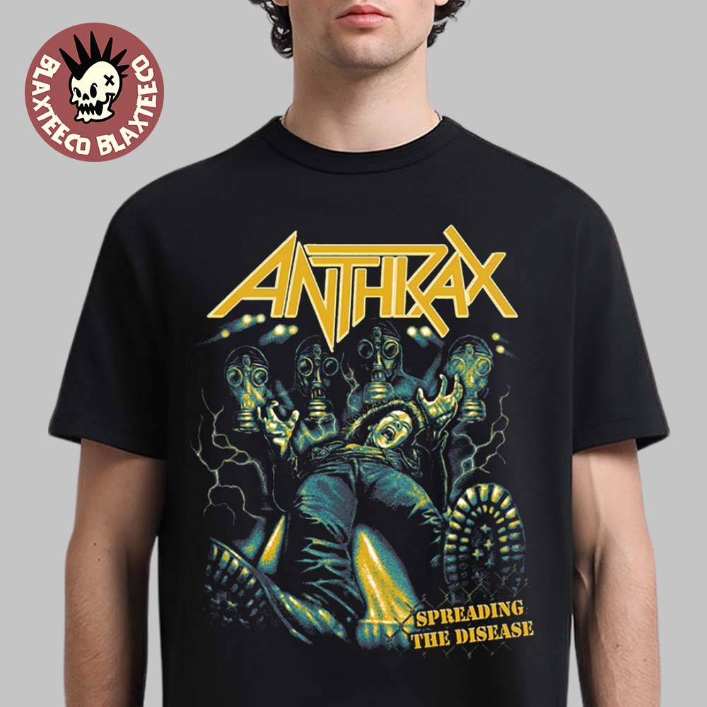 Anthrax Spreading The Disease 40th Anniversary - Adult & Kids T-Shirts, Sweatshirts & Hoodies apparel design preview 1