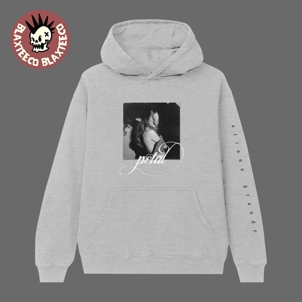 Ariana Grande Petal Album Merch Photo Gray - Adult & Kids T-Shirts, Sweatshirts & Hoodies apparel design preview 1