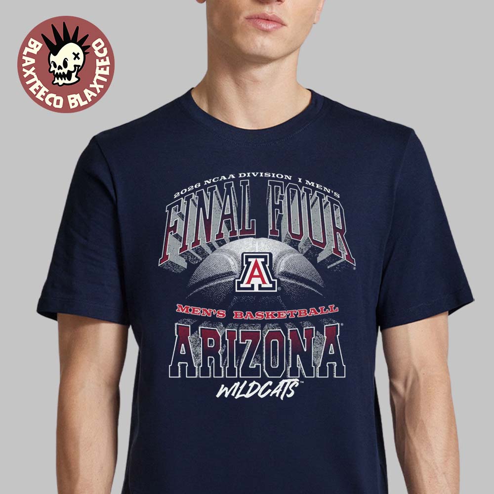 Arizona Wildcats 2026 NCAA D1 Men's Basketball Final - Adult & Kids T-Shirts, Sweatshirts & Hoodies apparel design preview 1