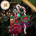 Atlanta Braves MLB Grinch Candy Cane Personalized - Adult & Kids T-Shirts, Sweatshirts & Hoodies apparel design preview 1