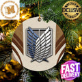 Attack On Titans Cream Ceramic Christmas Tree - Adult & Kids T-Shirts, Sweatshirts & Hoodies apparel design preview 1