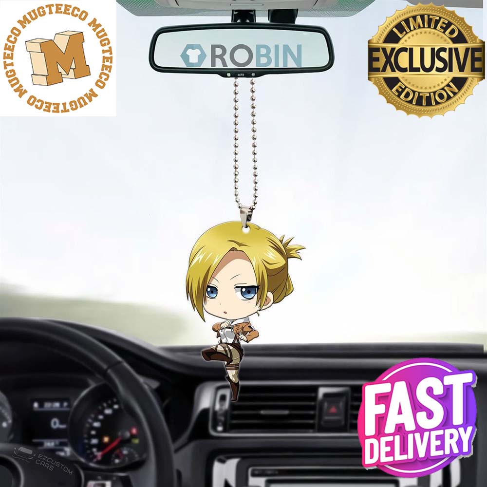 Attack on Titan Annie Leonhart Christmas Car - Adult & Kids T-Shirts, Sweatshirts & Hoodies apparel design preview 1