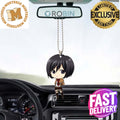 Attack on Titan Mikasa Ackerman Christmas Car - Adult & Kids T-Shirts, Sweatshirts & Hoodies apparel design preview 1
