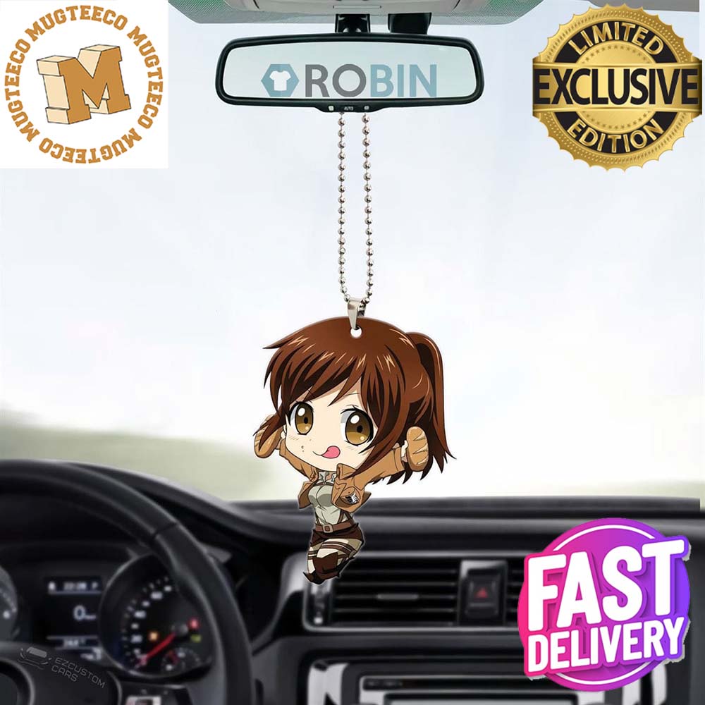 Attack on Titan Sasha Braus Christmas Car Decorations - Adult & Kids T-Shirts, Sweatshirts & Hoodies apparel design preview 1