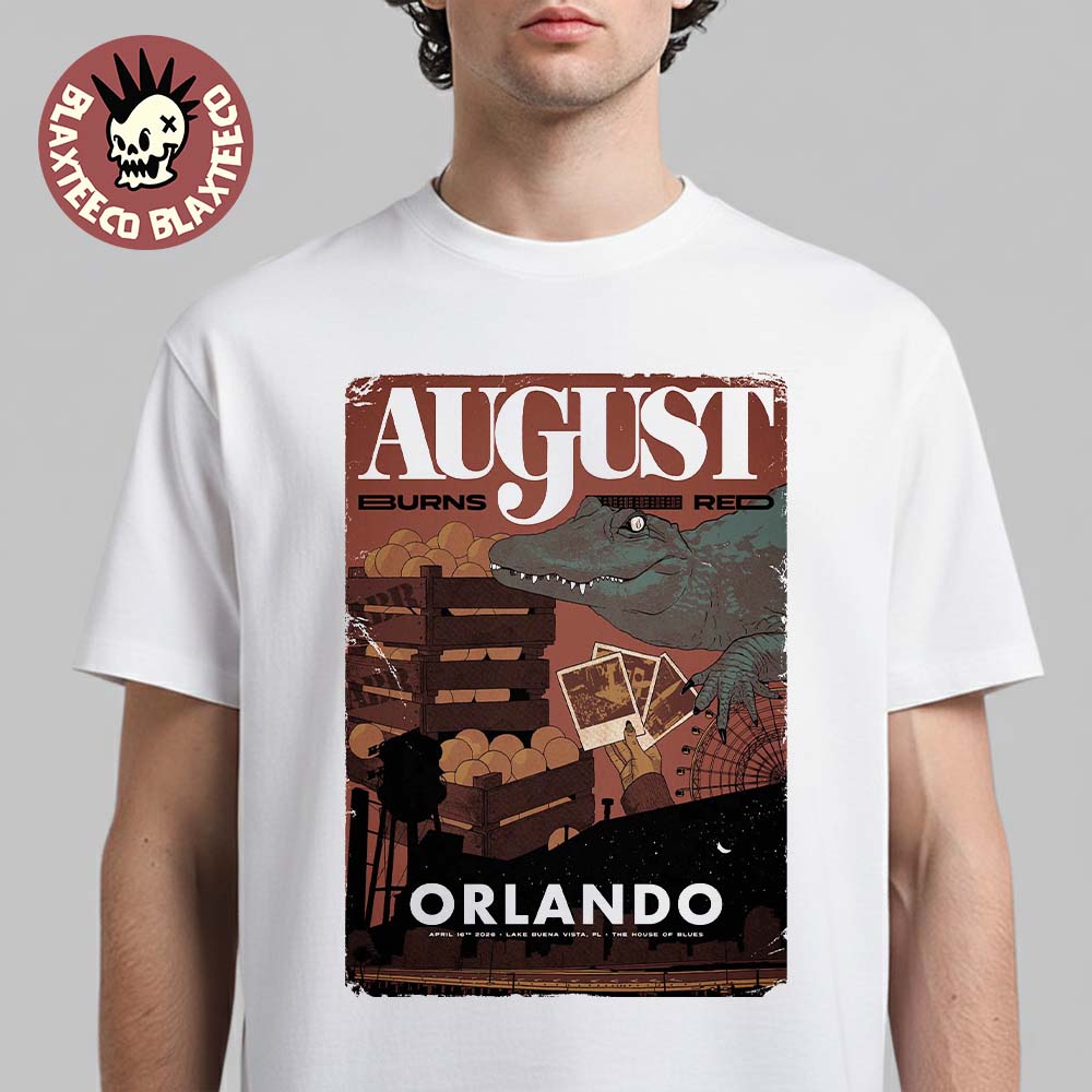 August Burns Red Lake Buena Vista Florida 2026 Venue - Adult & Kids T-Shirts, Sweatshirts & Hoodies apparel design preview 1