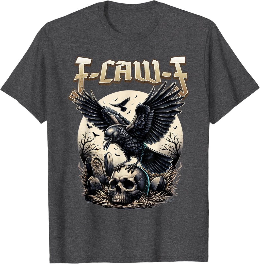 F-Caw-F Crow Funny Graphic Adults - Adult & Kids T-Shirts, Sweatshirts & Hoodies apparel design preview 1