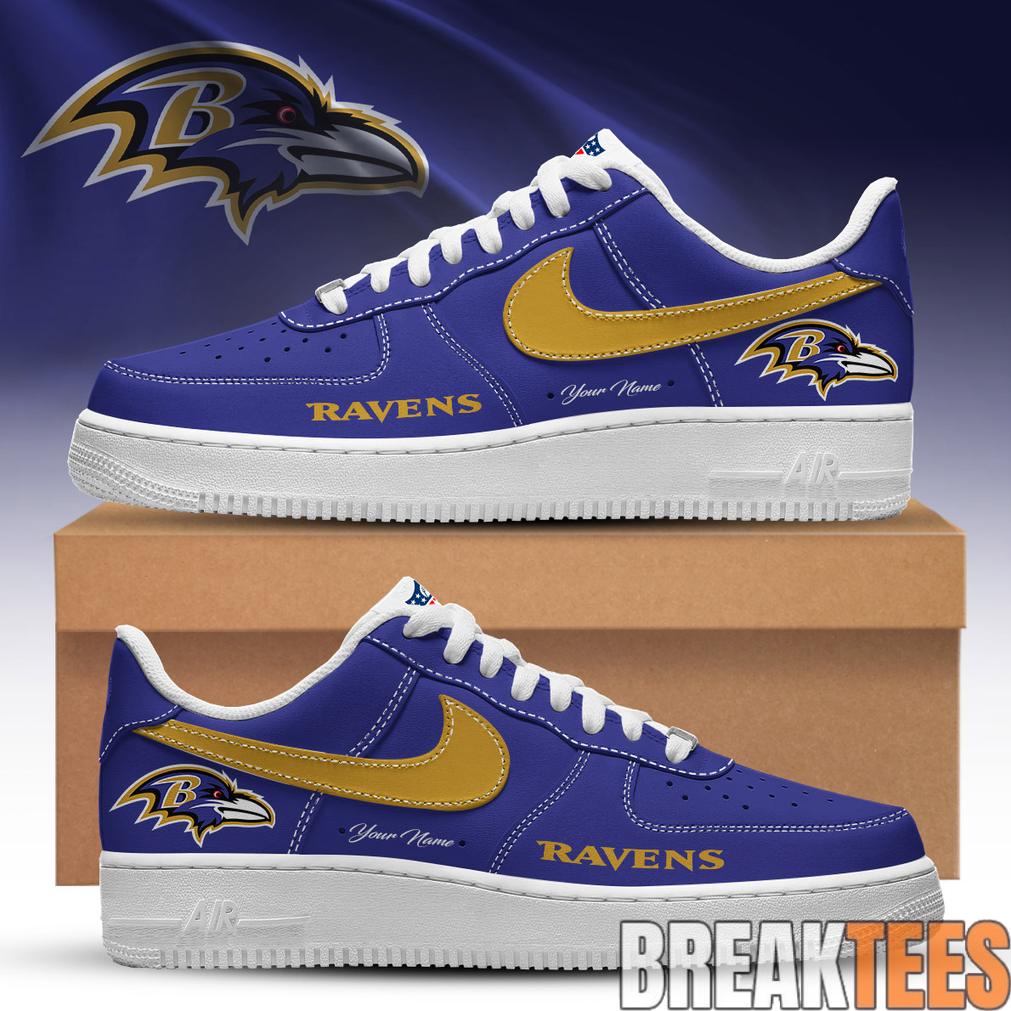 Baltimore Ravens Special Heritage 2026 Custom AF1 - Adult & Kids T-Shirts, Sweatshirts & Hoodies apparel design preview 1