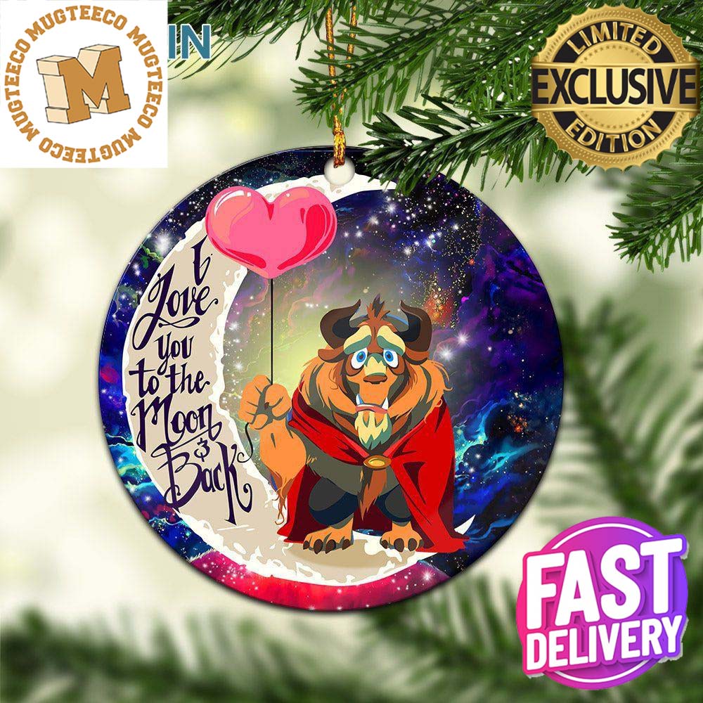 Beauty And The Beast Love You To Moon Back Galaxy - Adult & Kids T-Shirts, Sweatshirts & Hoodies apparel design preview 1