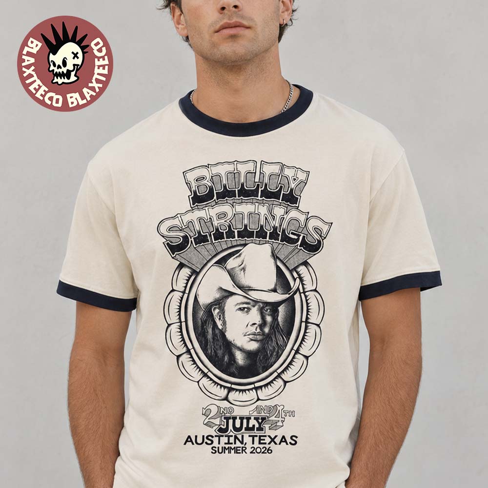 Billy Strings Austin Texas 2026 Exclusive At City - Adult & Kids T-Shirts, Sweatshirts & Hoodies apparel design preview 1