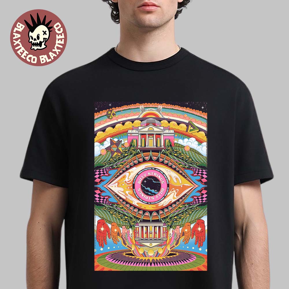 Billy Strings Charlottesville Virginia 2026 Night 1 - Adult & Kids T-Shirts, Sweatshirts & Hoodies apparel design preview 1
