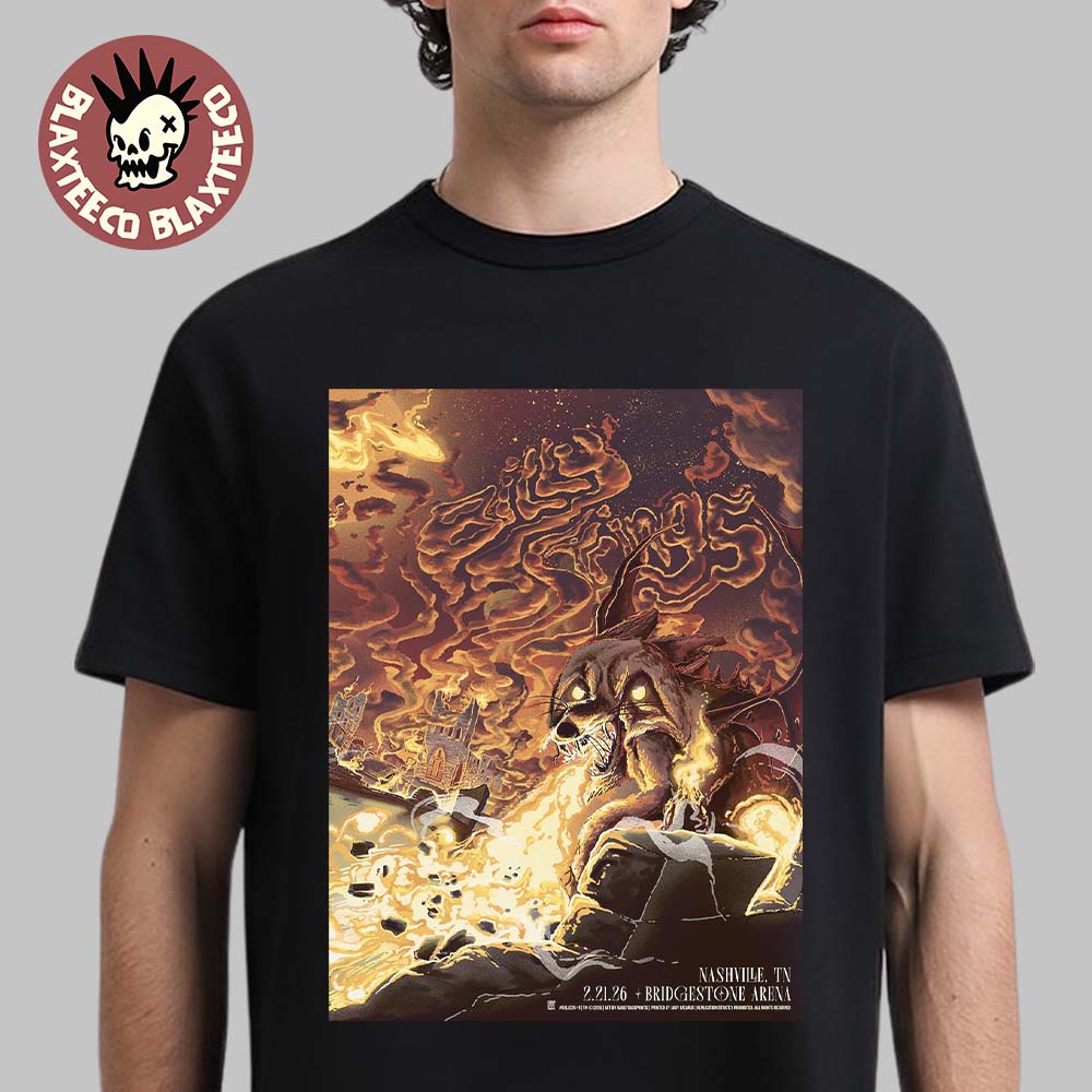 Billy Strings Nashville Tennessee 2026 Bridgestone - Adult & Kids T-Shirts, Sweatshirts & Hoodies apparel design preview 1