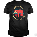 Funny Sloth Not Fast Furious - Adult & Kids T-Shirts, Sweatshirts & Hoodies apparel design preview 1