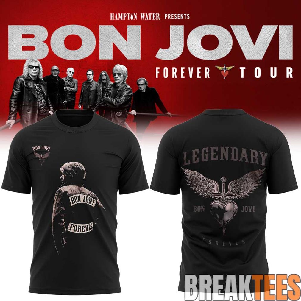 Bon Jovi Forever Tour 2026 Limited Edition - Adult & Kids T-Shirts, Sweatshirts & Hoodies apparel design preview 1