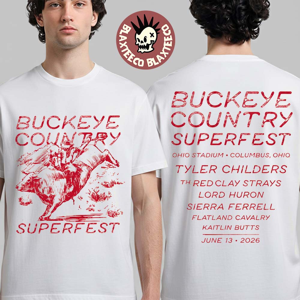Buckeye Country Superfest 2026 Exclusive Merchandise - Adult & Kids T-Shirts, Sweatshirts & Hoodies apparel design preview 1