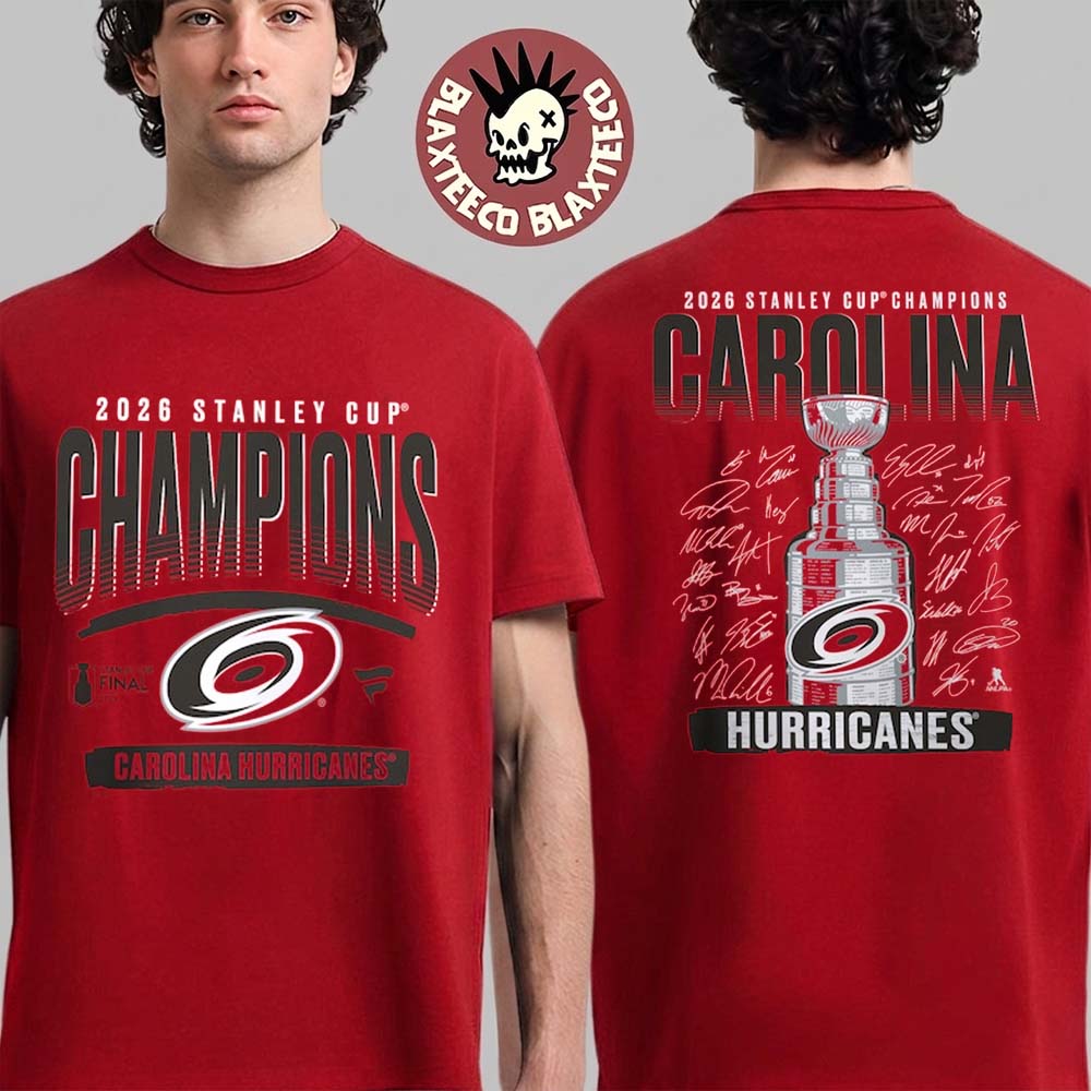 Carolina Hurricanes 2026 Stanley Cup Champions - Adult & Kids T-Shirts, Sweatshirts & Hoodies apparel design preview 1
