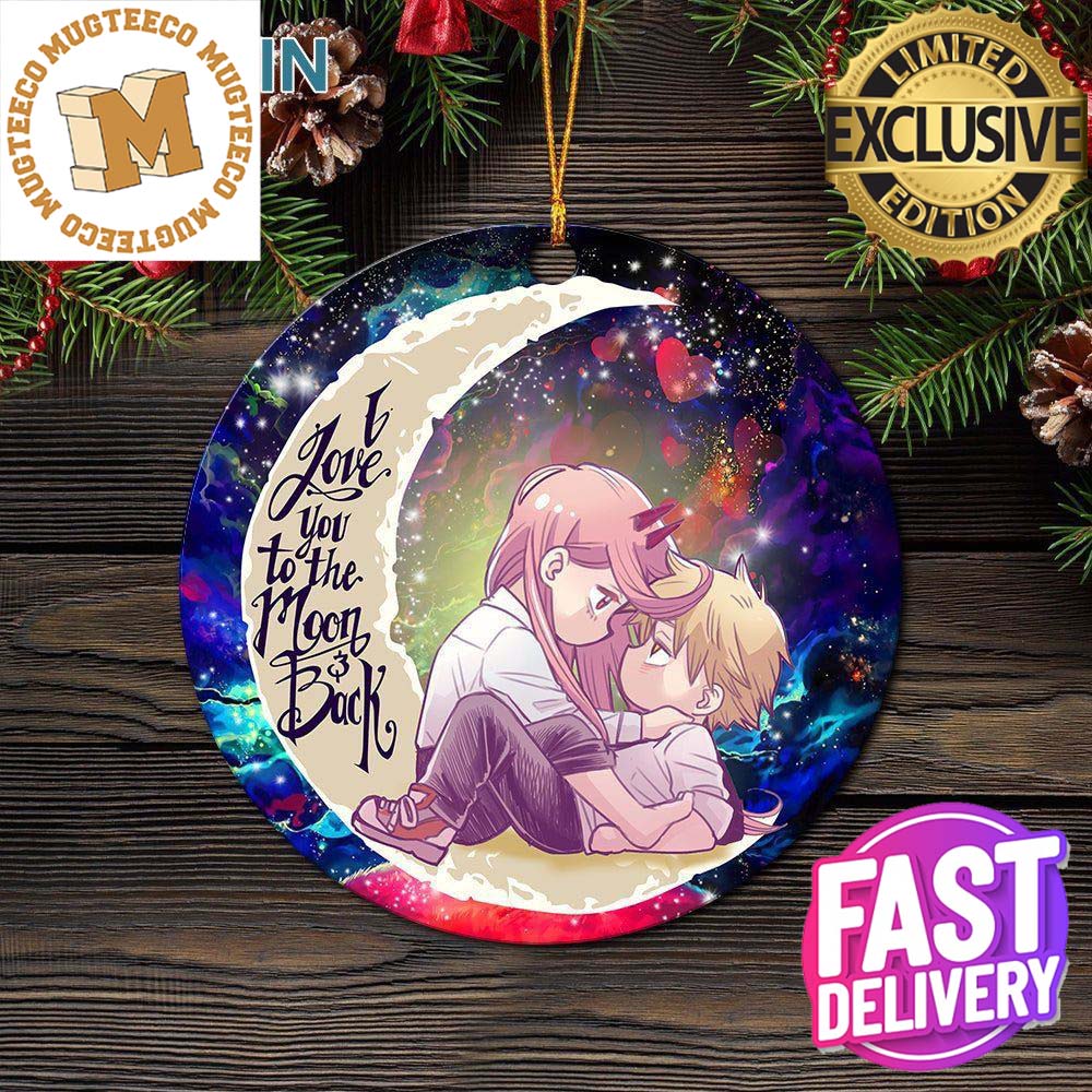 Chainsaw Man Denji x Power Love You To The Moon And - Adult & Kids T-Shirts, Sweatshirts & Hoodies apparel design preview 1