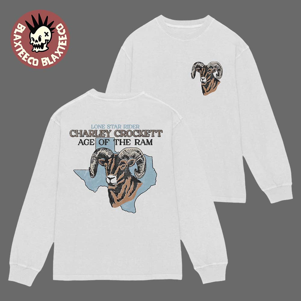Charley Crockett Age Of The Ram - Adult & Kids T-Shirts, Sweatshirts & Hoodies apparel design preview 1