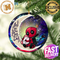 Chibi Deadpool Unicorn Toy Love You To The Moon And - Adult & Kids T-Shirts, Sweatshirts & Hoodies apparel design preview 1