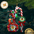 Chicago Blackhawks NHL Grinch Candy Cane Personalized - Adult & Kids T-Shirts, Sweatshirts & Hoodies apparel design preview 1