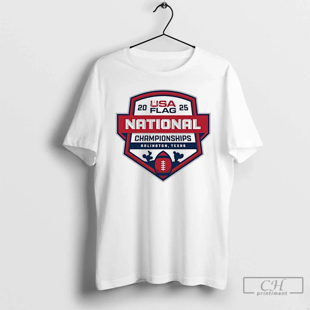 Classic 2025 Usa Flag National Championships - Adult & Kids T-Shirts, Sweatshirts & Hoodies apparel design preview 1